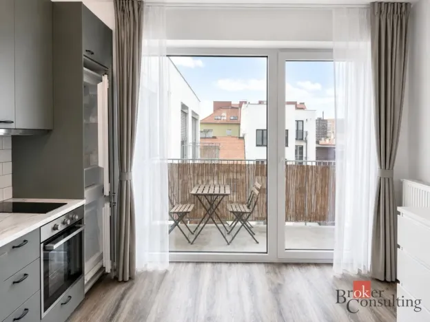 Pronájem bytu 1+kk, Brno - Trnitá, Křenová, 28 m2