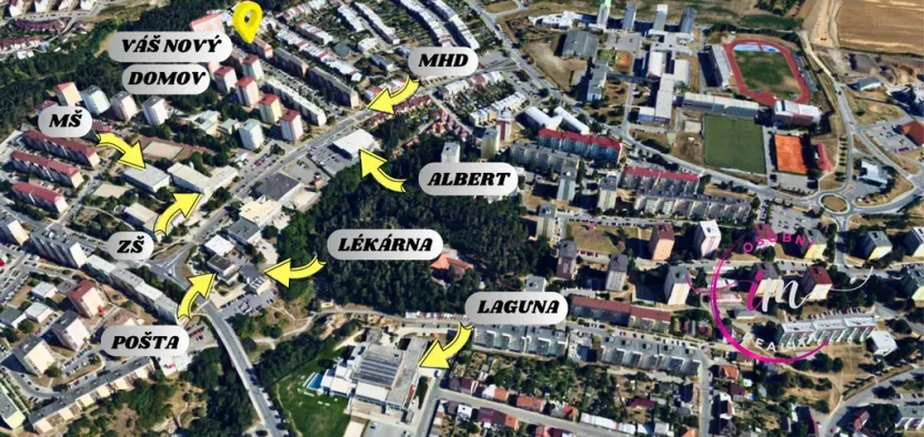 Pronájem bytu 2+1, Třebíč - Nové Dvory, Gen. Svobody, 56 m2