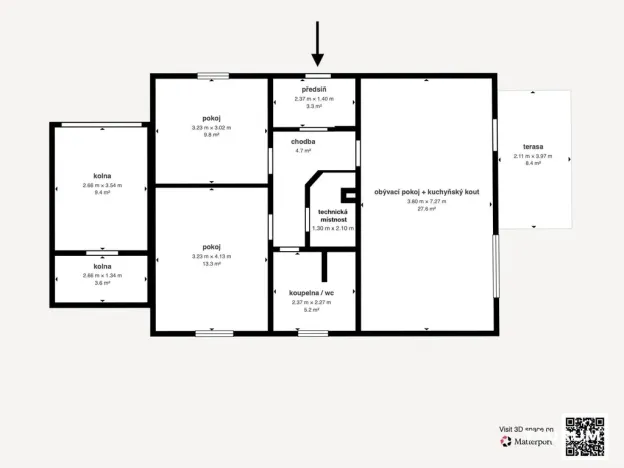 Prodej rodinného domu, Plzeň - Doudlevce, Výsluní, 66 m2