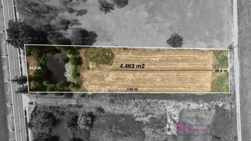 Prodej komerčního pozemku, Břeclav - Poštorná, 4463 m2