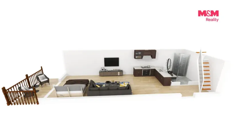 Pronájem rodinného domu, Horní Bříza, Krátká, 51 m2