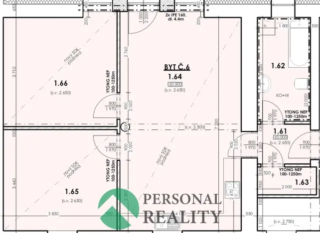 Prodej bytu 2+1, Kounov, 60 m2