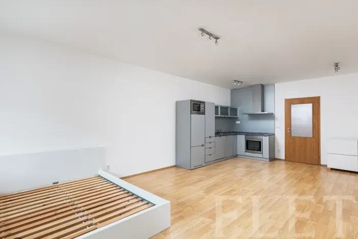 Pronájem bytu 1+kk, Praha - Holešovice, Osadní, 49 m2