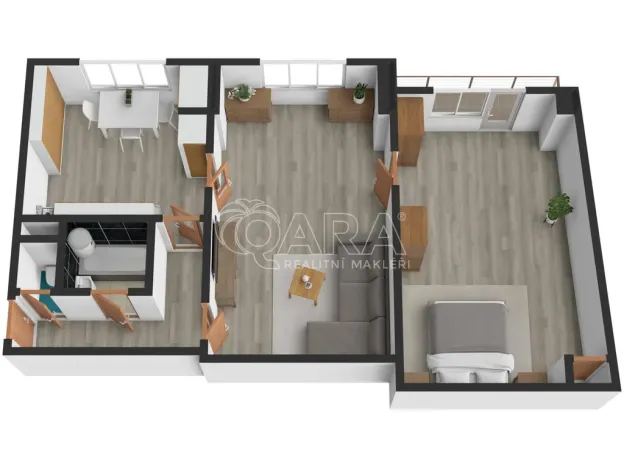 Prodej bytu 2+1, Benešov, Zapova, 62 m2