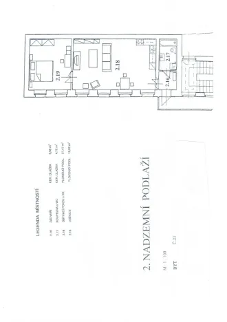 Pronájem bytu 2+kk, Praha - Nové Město, Štěpánská, 65 m2