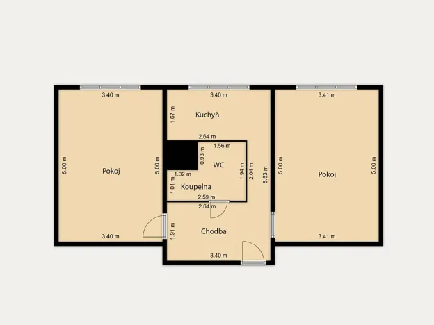 Prodej bytu 2+1, Nová Role, Svobodova, 54 m2