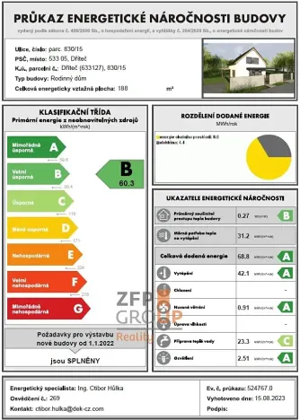 Prodej rodinného domu, Dříteč, 150 m2
