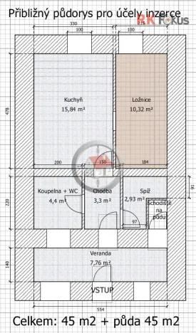 Prodej rodinného domu, Heraltice, 90 m2