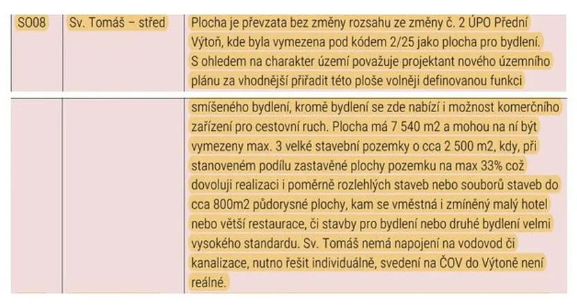 Prodej pozemku, Přední Výtoň, Svatý Tomáš, 2479 m2
