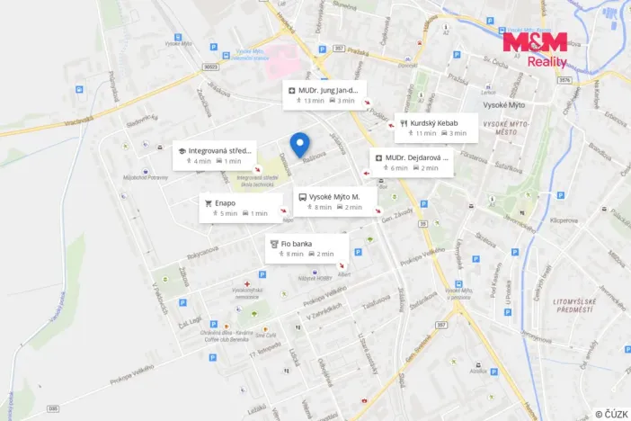 Prodej bytu 3+1, Vysoké Mýto - Pražské Předměstí, Rašínova, 62 m2