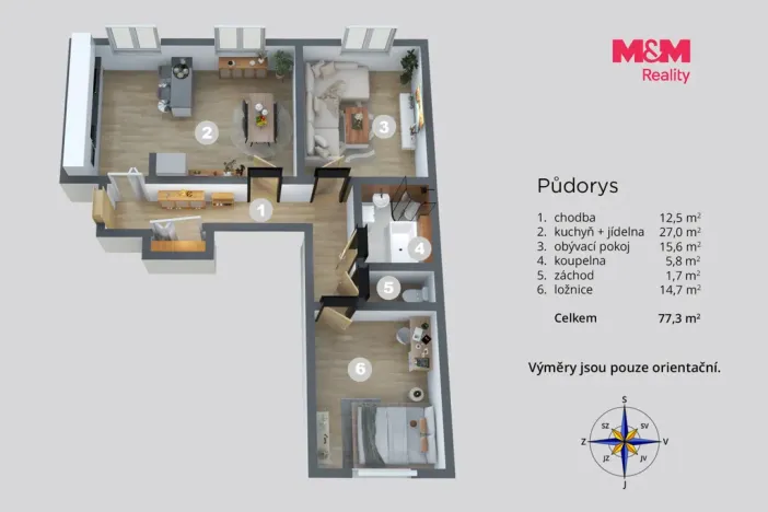 Prodej bytu 3+1, Most, tř. Budovatelů, 76 m2
