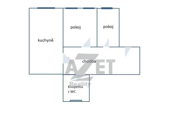 Prodej bytu 2+1, Šumperk, 52 m2