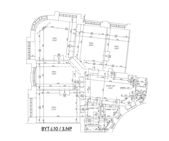 Pronájem kanceláře, Praha - Josefov, Bílkova, 142 m2
