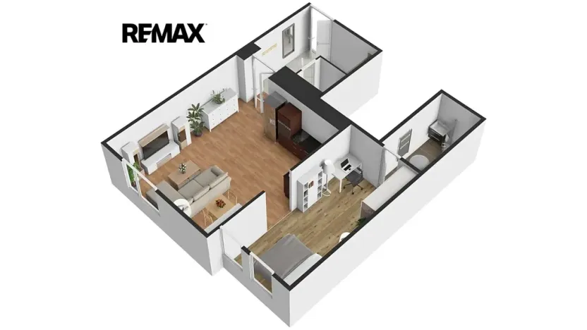 Pronájem bytu 2+kk, Plzeň, Edvarda Beneše, 57 m2