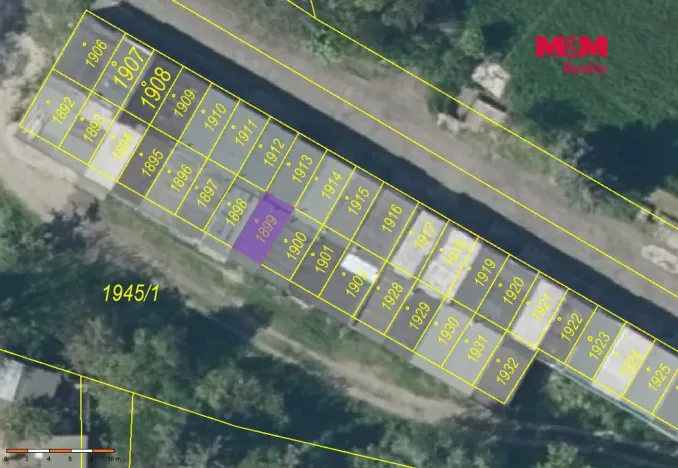Prodej garáže, Jirkov, Zaječická, 19 m2