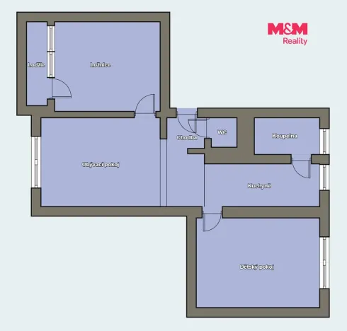 Prodej bytu 3+1, Klášterec nad Ohří, Školní, 68 m2