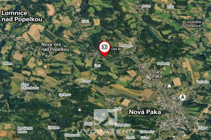 Prodej rodinného domu, Stará Paka - Ústí, 300 m2