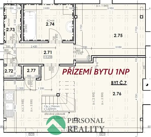 Prodej bytu 4+kk, Kounov, 85 m2