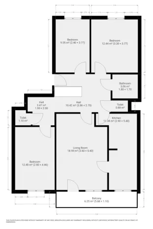 Pronájem bytu 4+1, Praha - Vinoř, Uherská, 86 m2