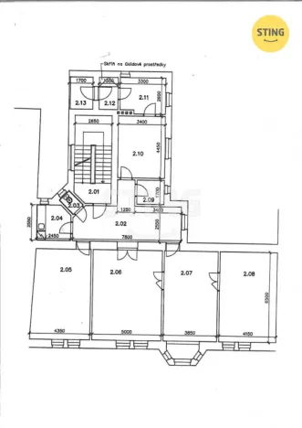 Pronájem kanceláře, Opava, Dolní náměstí, 54 m2