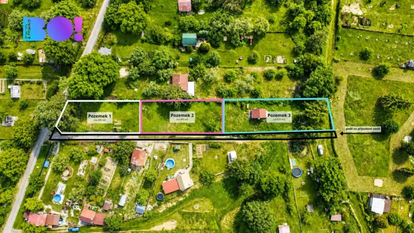 Prodej pozemku pro bydlení, Lipník nad Bečvou, Ořechy, 495 m2