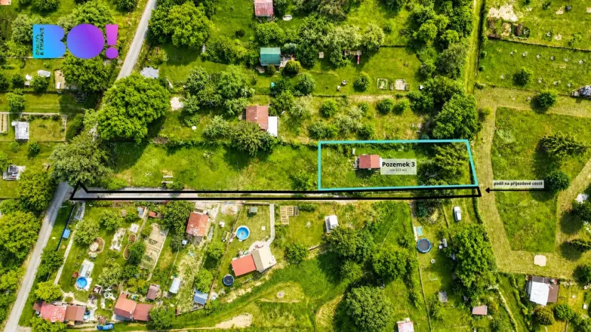 Prodej pozemku pro bydlení, Lipník nad Bečvou, Ořechy, 623 m2