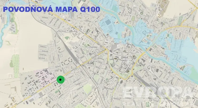 Pronájem bytu 2+kk, Opava - Předměstí, Olomoucká, 56 m2