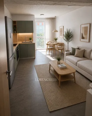 Pronájem bytu 2+kk, Veselí nad Moravou, náměstí Míru, 37 m2