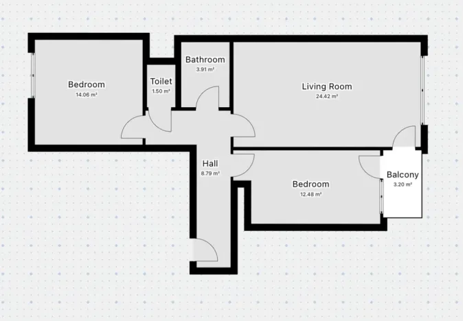 Pronájem bytu 3+kk, Praha - Kamýk, Zimova, 71 m2