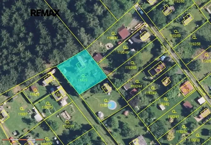 Prodej zahrady, Lanškroun, 423 m2
