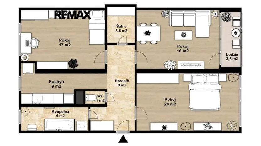 Pronájem bytu 3+1, Brandýs nad Labem-Stará Boleslav, Brázdimská, 80 m2