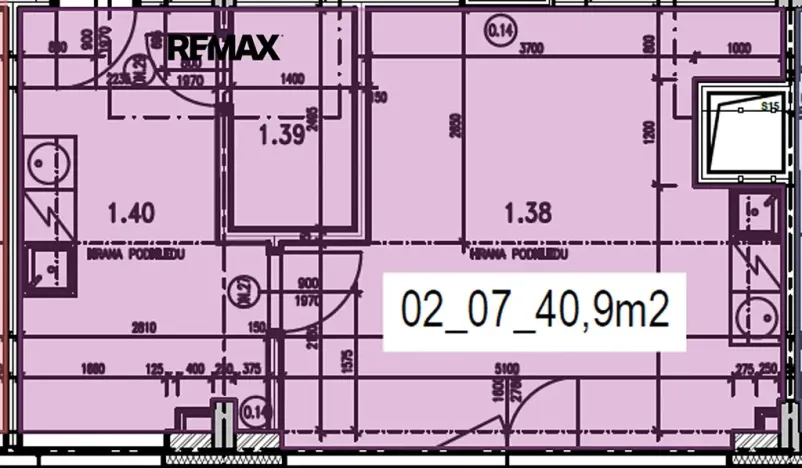 Pronájem ordinace, Milovice, Spojovací, 41 m2