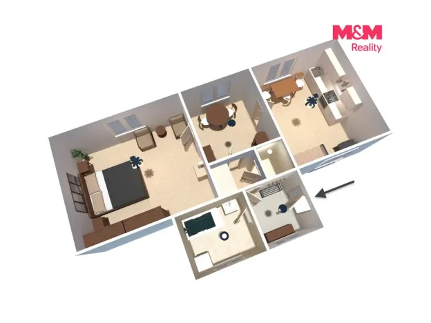 Prodej rodinného domu, Kostelec nad Černými lesy - Kostelec nad Černými Lesy, Generála Vedrala Sázavského, 79 m2