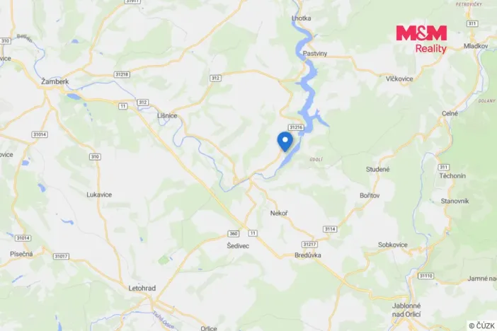 Prodej pozemku pro bydlení, Nekoř, 1543 m2