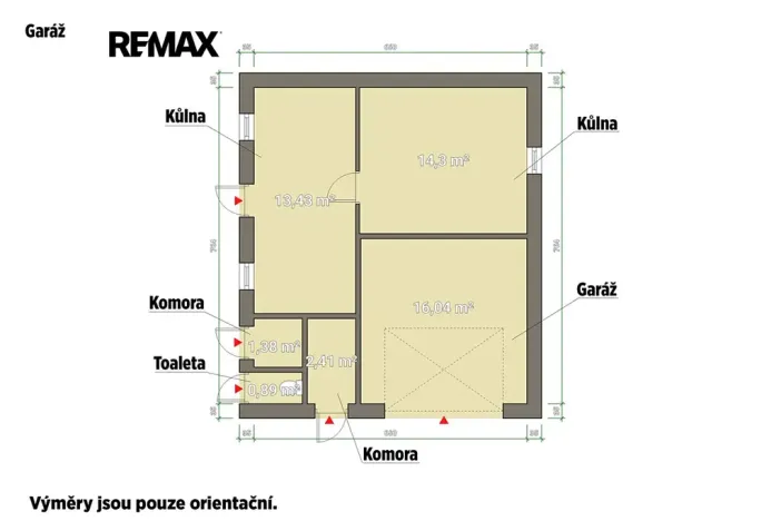 Prodej rodinného domu, Kladruby, Husova, 131 m2