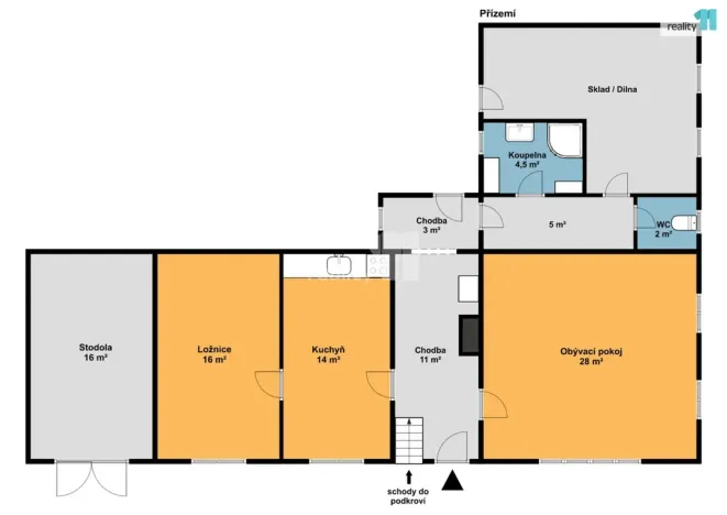 Prodej rodinného domu, Chodov, Husova, 2604 m2