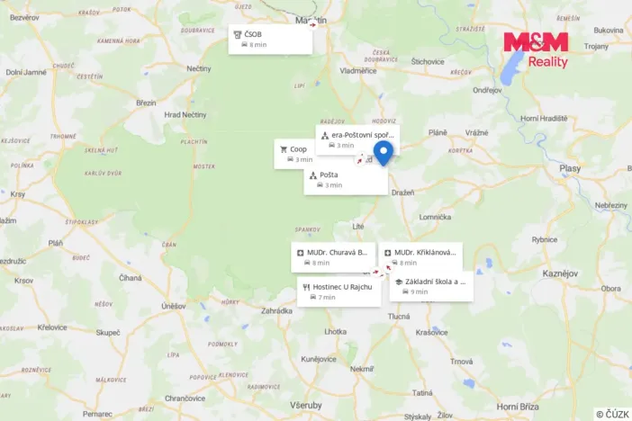 Prodej pozemku pro bydlení, Dražeň, 1009 m2