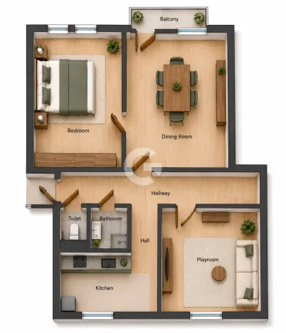 Prodej bytu 3+1, Zlín - Malenovice, Husova, 69 m2