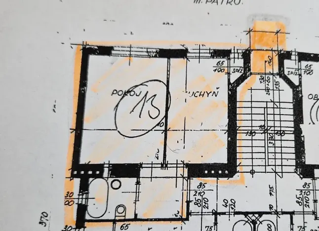 Pronájem bytu 2+kk, Praha - Žižkov, Hartigova, 56 m2