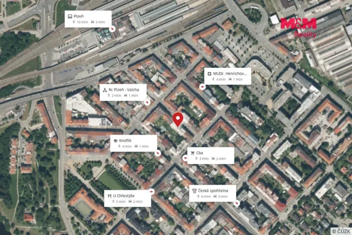 Pronájem bytu 2+1, Plzeň - Východní Předměstí, Božkovská, 59 m2