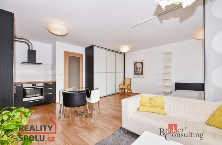 Pronájem bytu 1+kk, Praha - Libeň, Matějkova, 49 m2