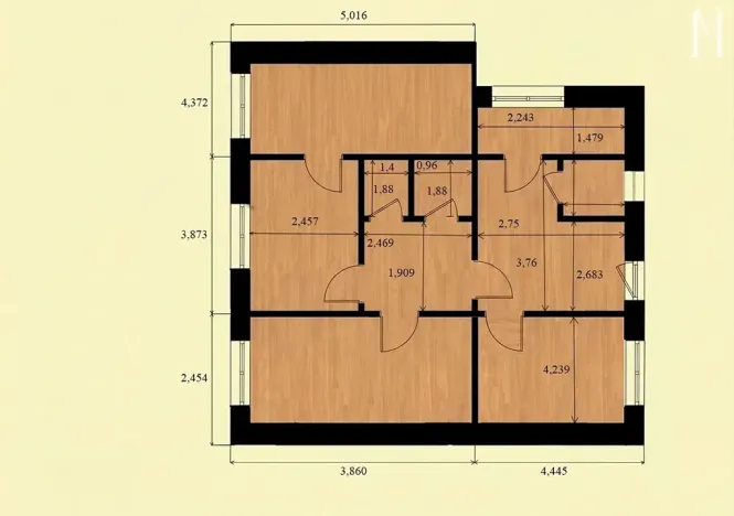 Prodej rodinného domu, Nevřeň, 90 m2