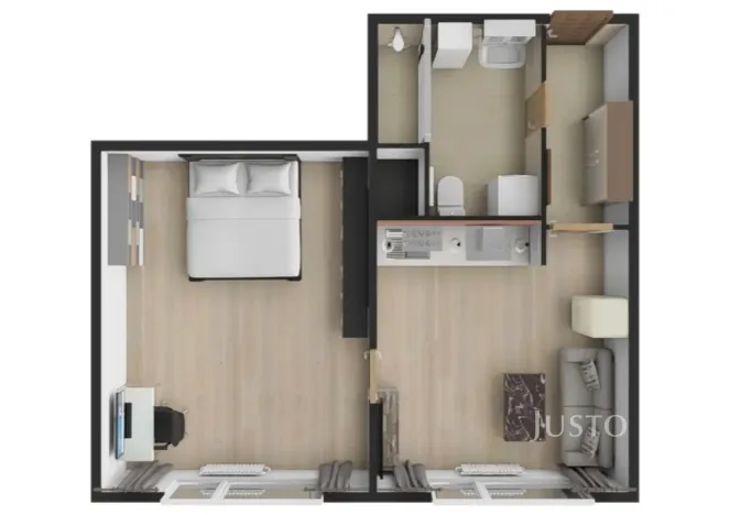 Pronájem bytu 2+kk, Ústí nad Labem - Severní Terasa, Šumavská, 37 m2