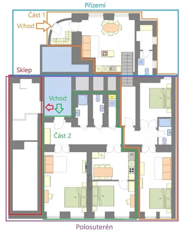 Prodej bytu 6+kk a větší, Praha - Nové Město, Hálkova, 224 m2