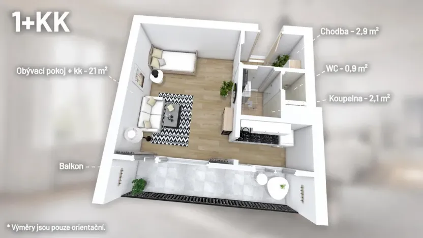 Prodej bytu 1+1, Praha - Troja, Písečná, 33 m2