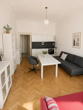 Pronájem bytu 2+kk, Praha - Nové Město, Na Zderaze, 49 m2