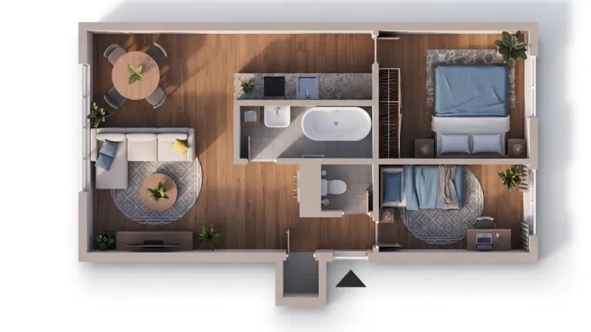 Prodej bytu 3+kk, Meziboří, J. A. Komenského, 50 m2