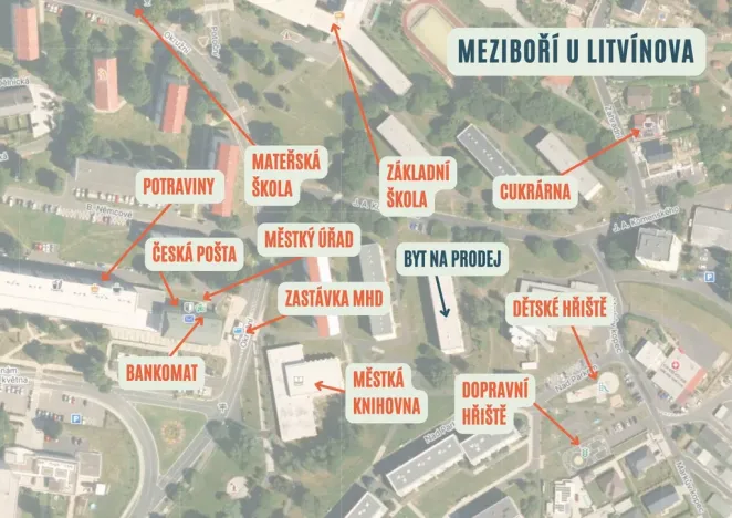 Prodej bytu 3+kk, Meziboří, J. A. Komenského, 50 m2