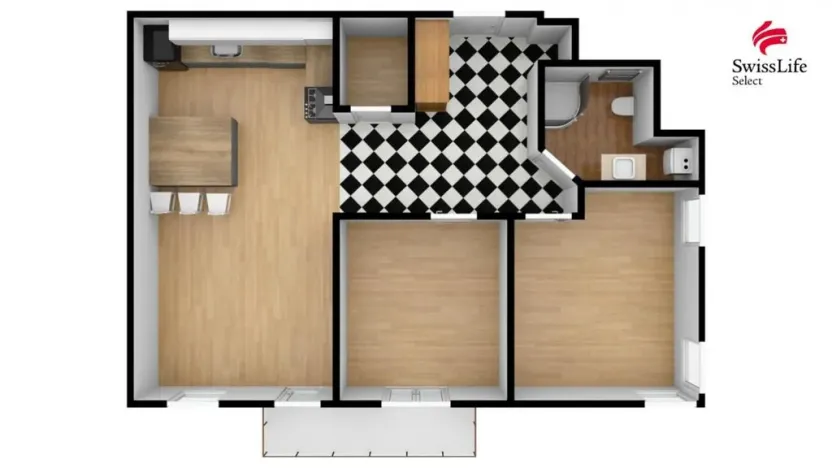 Prodej bytu 3+kk, Vochov, 66 m2