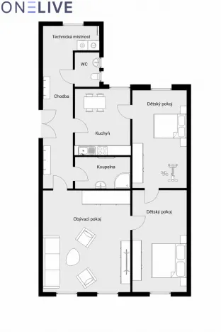 Pronájem bytu 3+1, Plzeň, Kardinála Berana, 111 m2